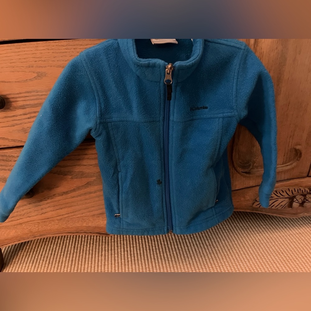 Columbia Blue Fleece Jacket 3t